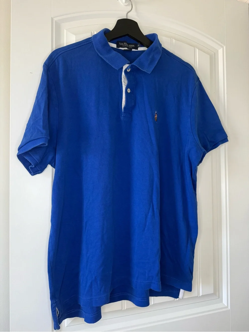 Ralph Lauren Royal Blue Polo with White Placket